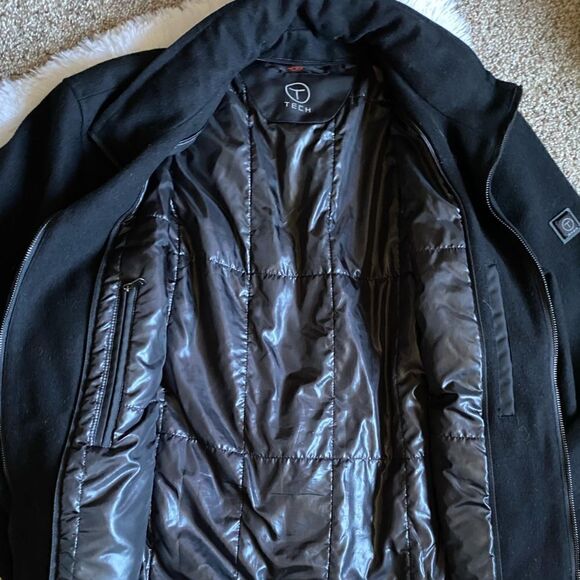 Tumi Tech Wool Blend Coat - Picture 8 of 11